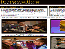 Tablet Screenshot of innovativecreativegroup.com
